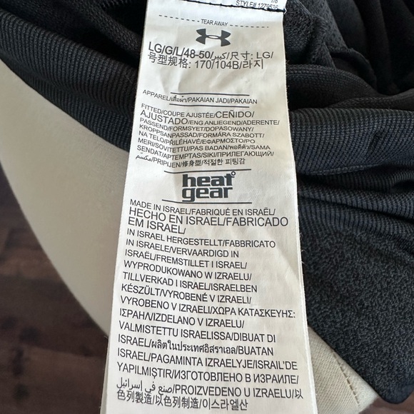 Under Armour Funnel-Neck Pullover Threadborne Heat Gear Running Base Layer Black - Picture 9 of 12